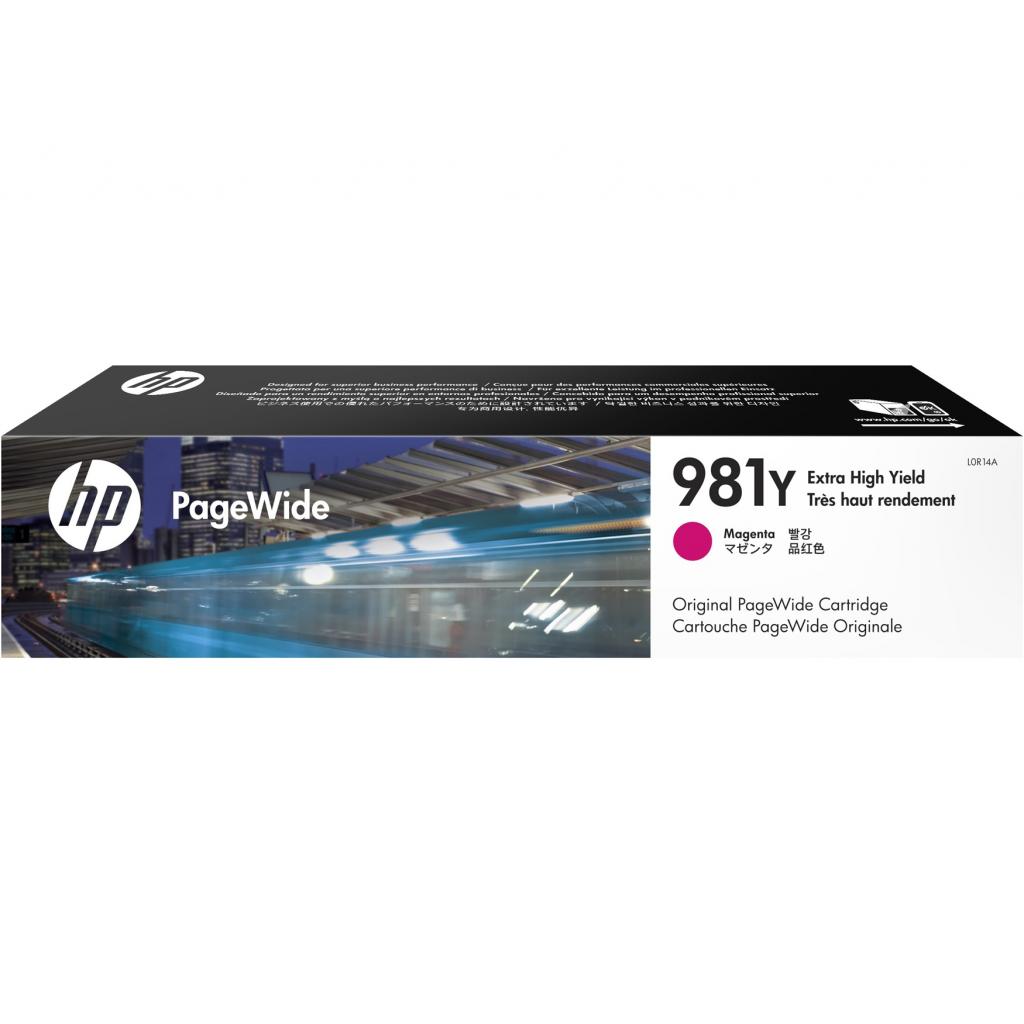 Картридж HP PageWide 981Y Magenta 16K, Enterprise 556/586 (L0R14A) - зображення 1