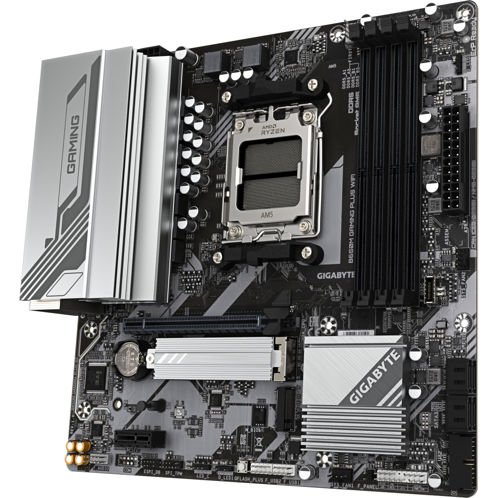 Материнська плата GIGABYTE B650M GAMING PLUS WIFI - зображення 3