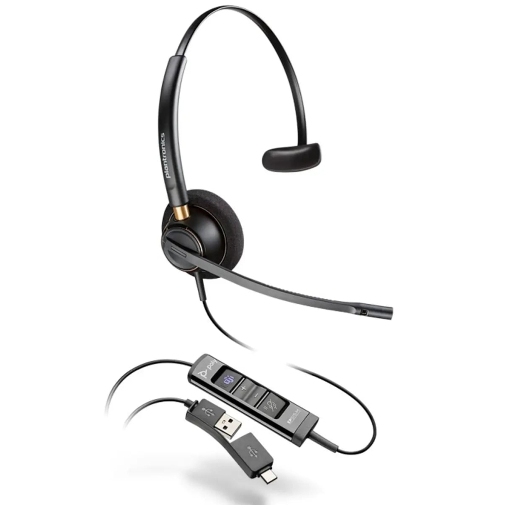 Навушники Poly EncorePro 515-M USB-A Black (783R1AA) - зображення 1