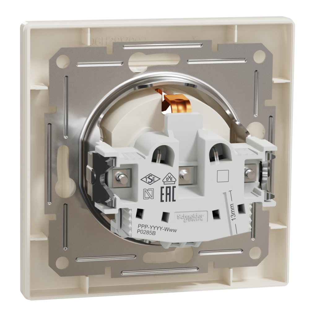 Розетка Schneider Electric ASFORA со штор. крем (EPH2900223) - изображение 7