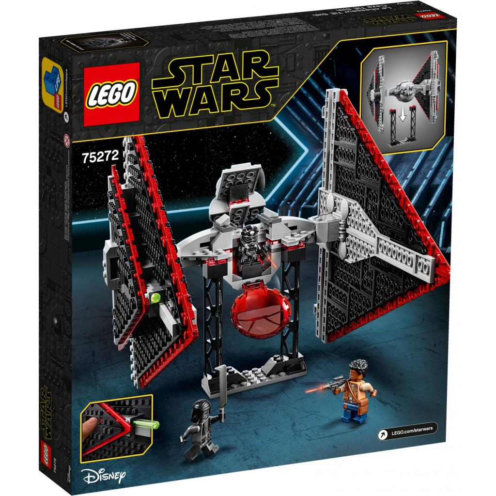 Конструктор LEGO Star Wars Винищувач TIE ситхів 470 деталей (75272) - зображення 7