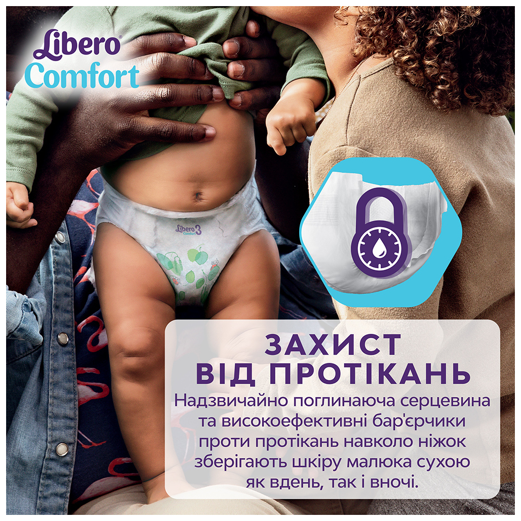 Підгузки Libero Comfort Розмір 5 (10-14 кг) 76 шт (7322541756912) - зображення 5