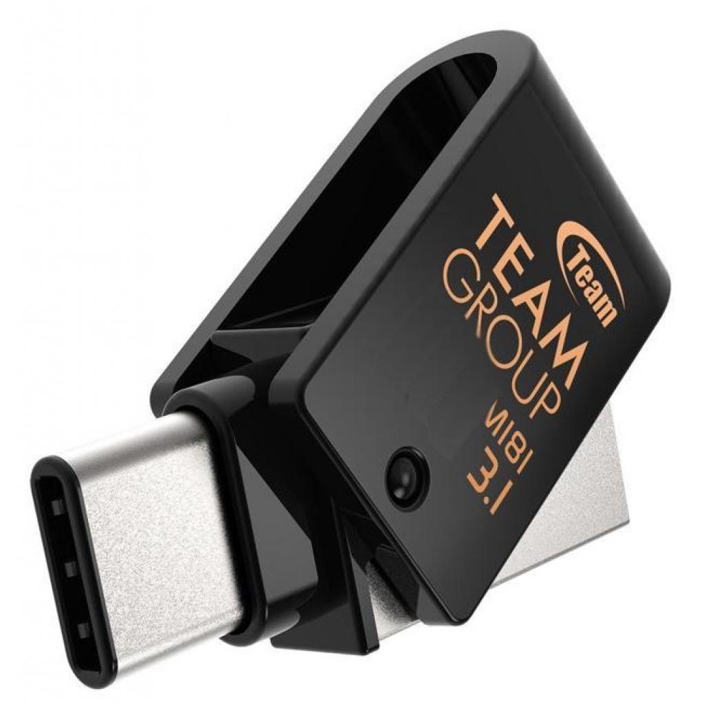 USB флеш накопичувач Team 16GB M181 Black USB 3.1/Type-C (TM181316GB01) - зображення 4
