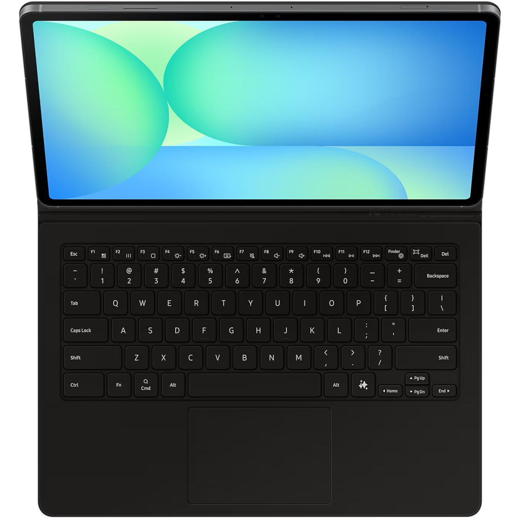Чохол до планшета Samsung Book Cover Keyboard - AI Key Galaxy Tab S10 FE+ Black (EF-DX625BBEGUA) - зображення 1
