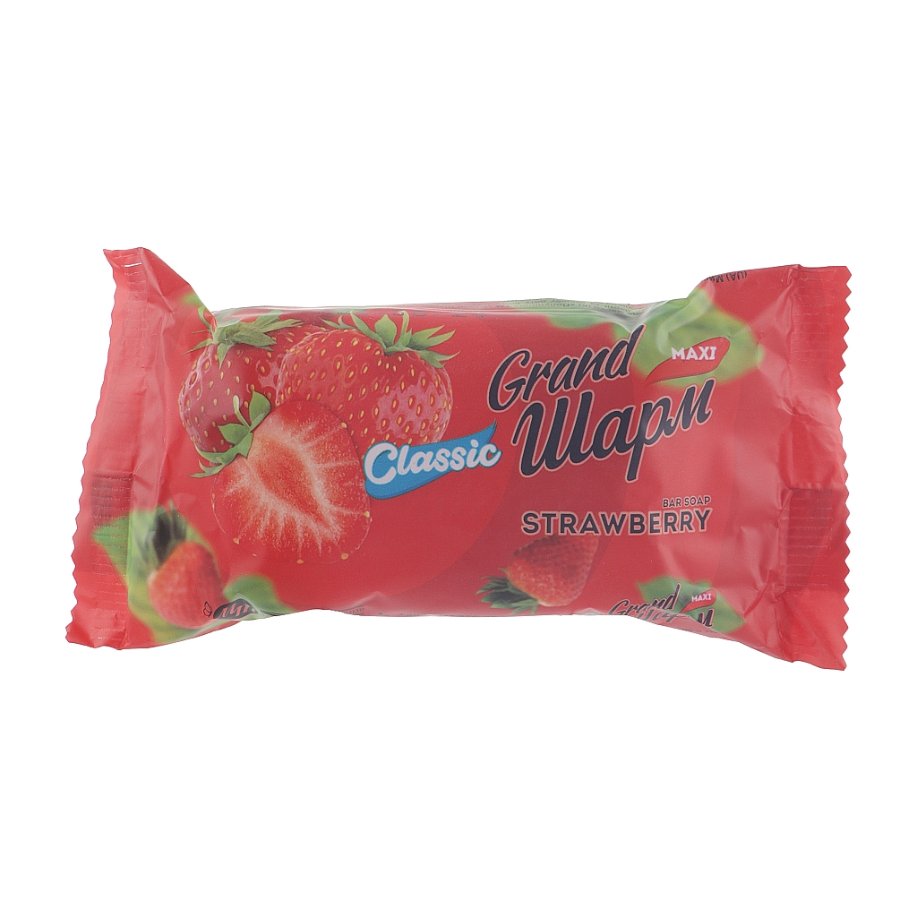 Тверде мило Grand Шарм Полуниця 125 г (4820195507209) - зображення 1