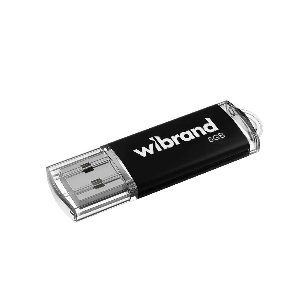 USB флеш накопичувач Wibrand 8GB Cougar Black USB 2.0 (WI2.0/CU8P1B) - зображення 1