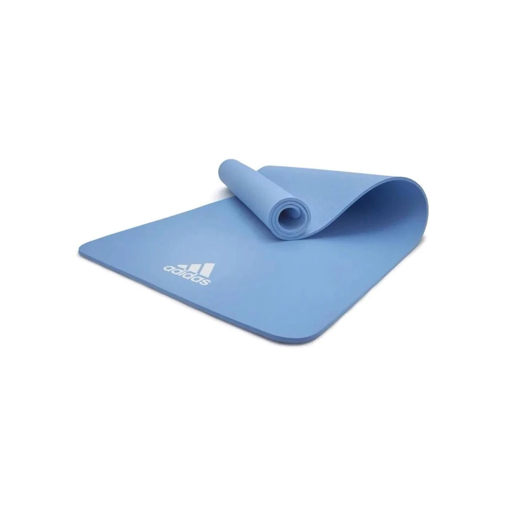 Килимок для йоги Adidas Yoga Mat Уні 176 х 61 х 0,8 см Блакитний (ADYG-10100GB) - зображення 2