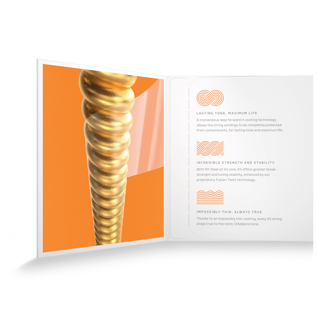 Струни для гітари D'Addario XS 80/20 Bronze Extra Light (10-47) (XSABR1047) - зображення 4