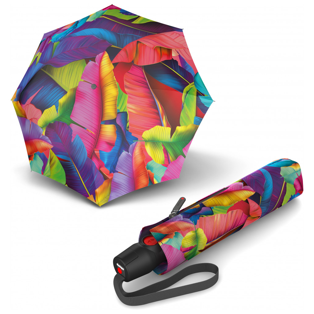 Парасоля Knirps T.200 Medium Duomatic Palm Multicolor (Kn95 3201 8783) - зображення 1