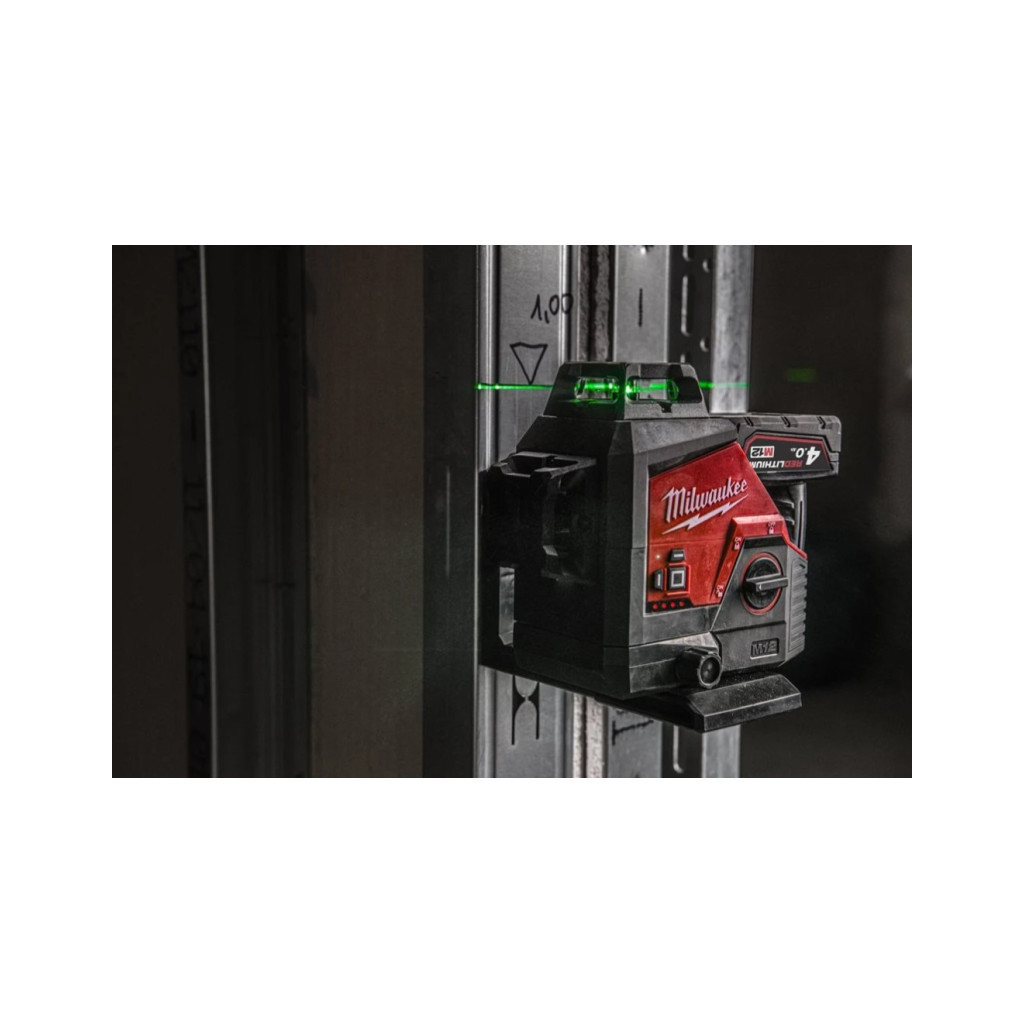Лазерний нівелір Milwaukee M12 3PL-0C, кейс (без АКБ та ЗП) (4933478103) - зображення 10