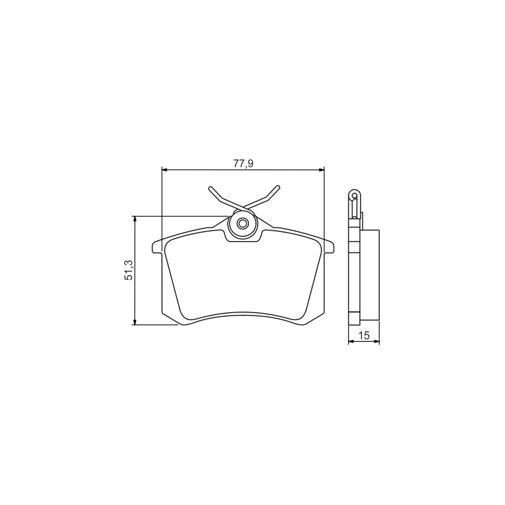 Гальмівні колодки Bosch 0 986 495 226 - зображення 5