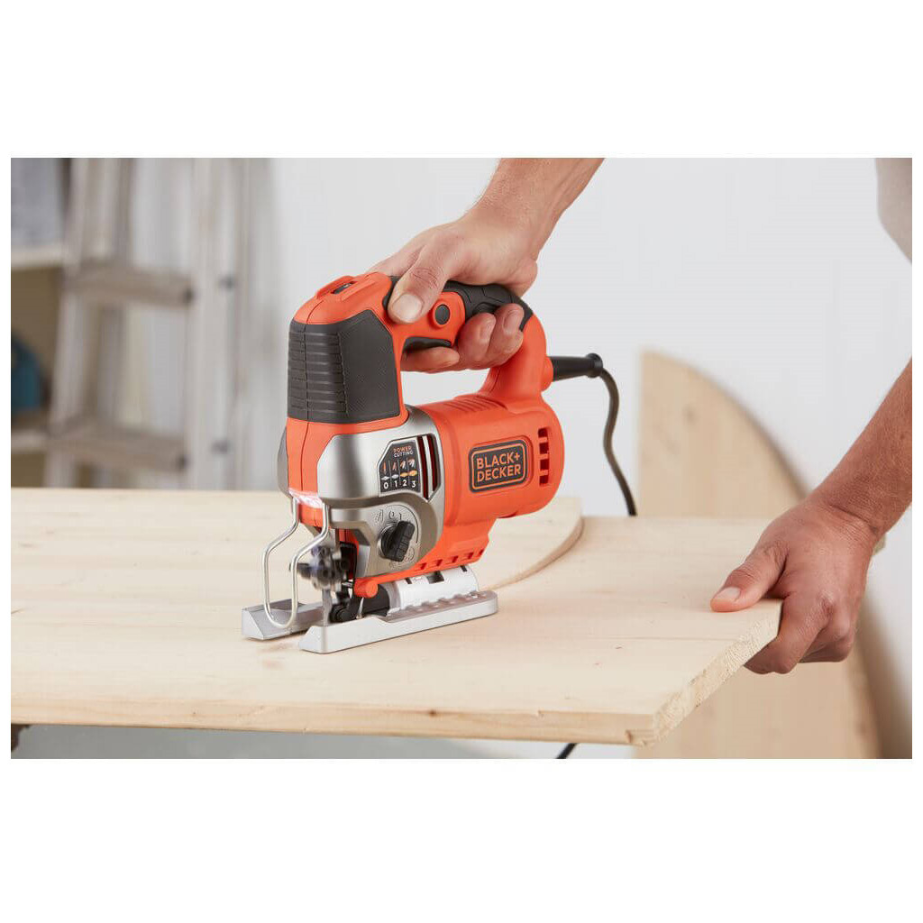 Електролобзик Black&Decker 650 Вт, 3100 хід/хв (BES610) - изображение 6