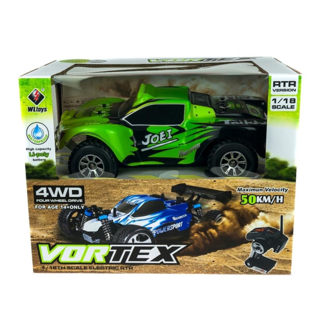 Радіокерована іграшка WL Toys Автомодель шорт-корс 4WD 25км/год 1:18, зелений (WL-A969grn) - зображення 8