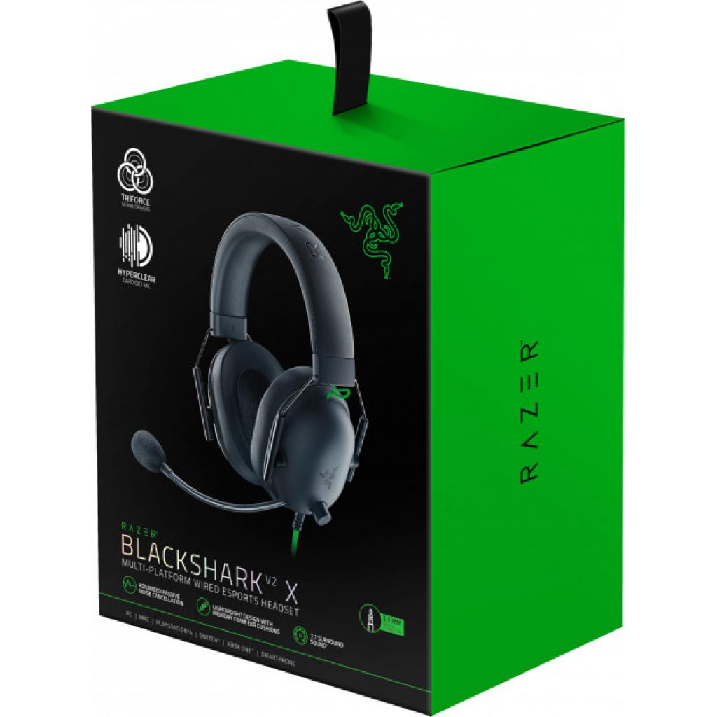 Навушники Razer Blackshark V2 X Black (RZ04-03240100-R3M1) - зображення 6