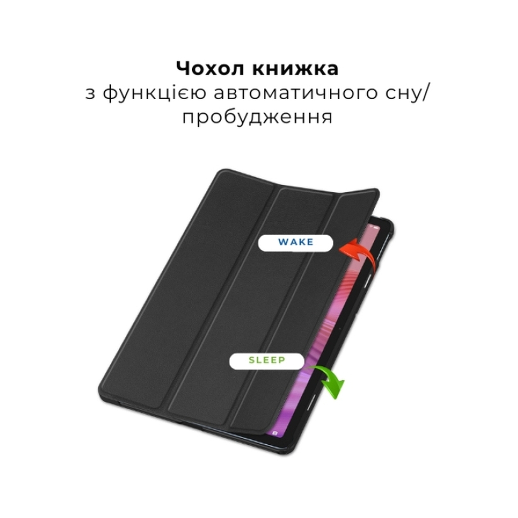 Чохол до планшета AirOn Premium Lenovo Tab M10 4th Gen 2025 TB-311FU / TB-311XU + film Black (4822352781170) - зображення 4