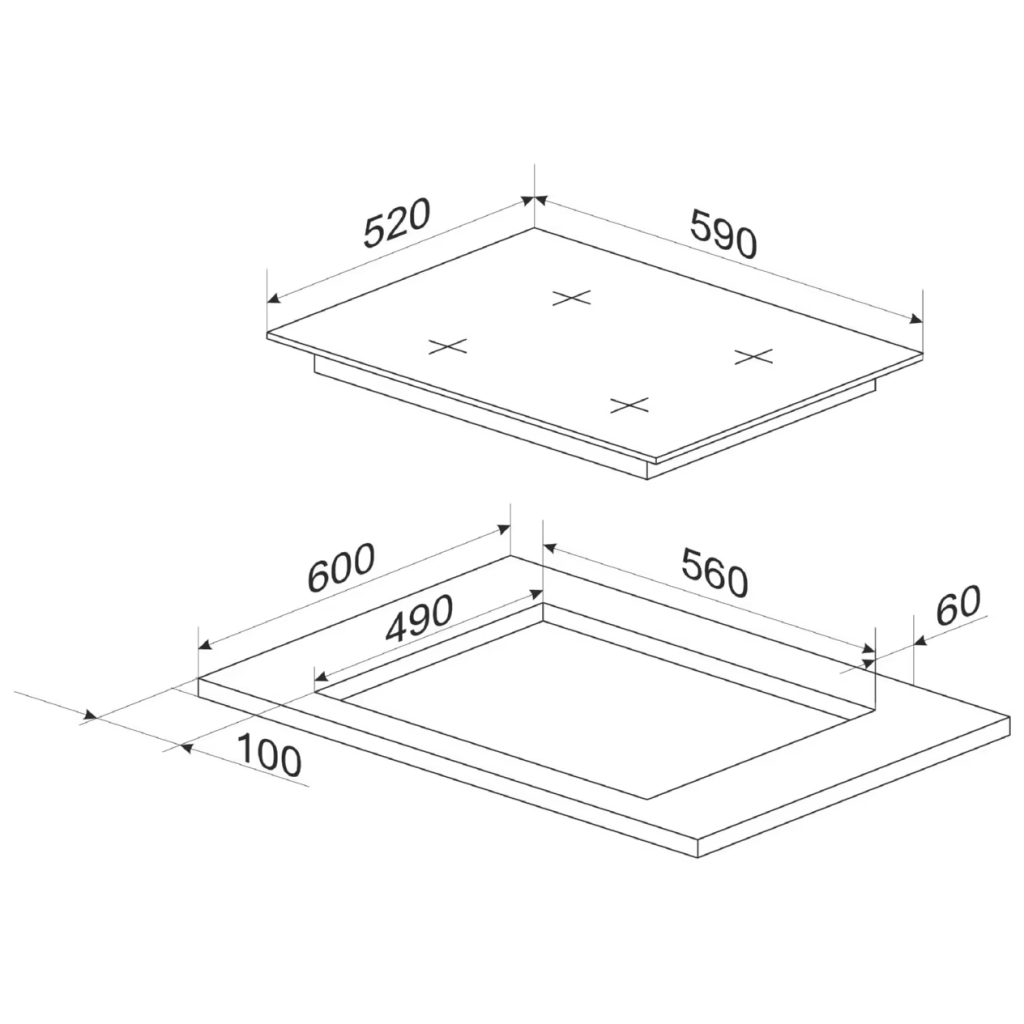 Варочна поверхня Hansa BHGI 63170 - зображення 4