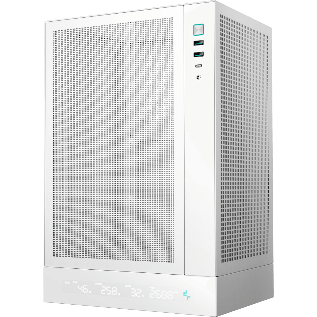 Корпус Deepcool CH170 Digital White (R-CH170-WHNPI0D-G-1) - зображення 2