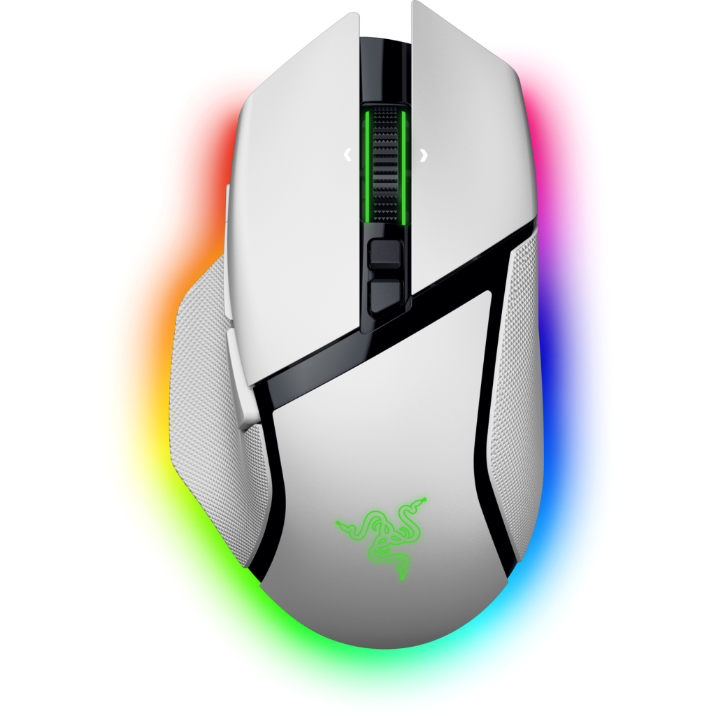 Мишка Razer Basilisk V3 Pro 35K Wireless/Bluetooth White (RZ01-05240200-R3G1) - зображення 1