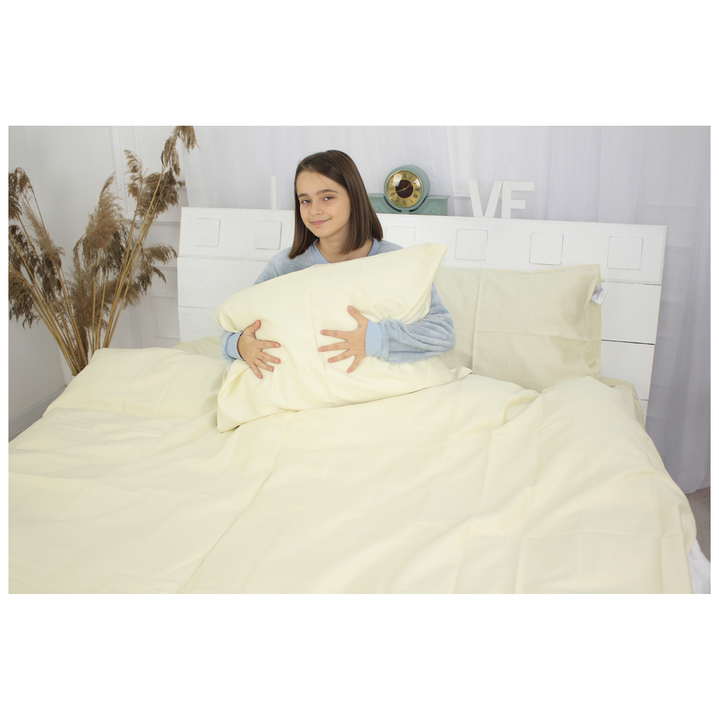 Постільна білизна MirSon Сатин Premium 0001 Moko White 2х160х220 (2200001717831) - изображение 3