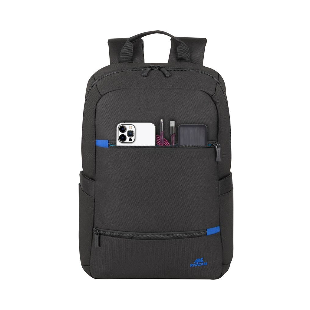 Рюкзак для ноутбука RivaCase 15.6" 8265 Ulsan Black (8265Black) - зображення 9