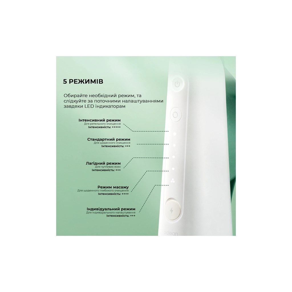 Іригатор Oclean W10 Green NEW-2 NOZZLES (6970810555745) - зображення 5