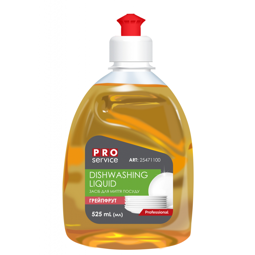 Засіб для ручного миття посуду PRO service Грейпфрут 525 мл (4823071641158) - зображення 1