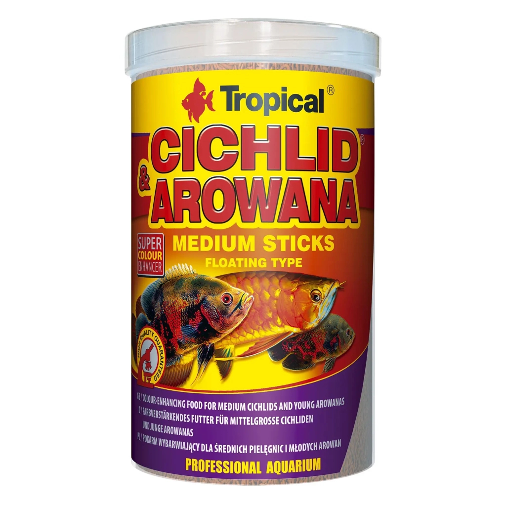 Корм для риб Tropical Cichlid&Arowana Medium Sticks у паличках 1 л (5900469635261) - зображення 1
