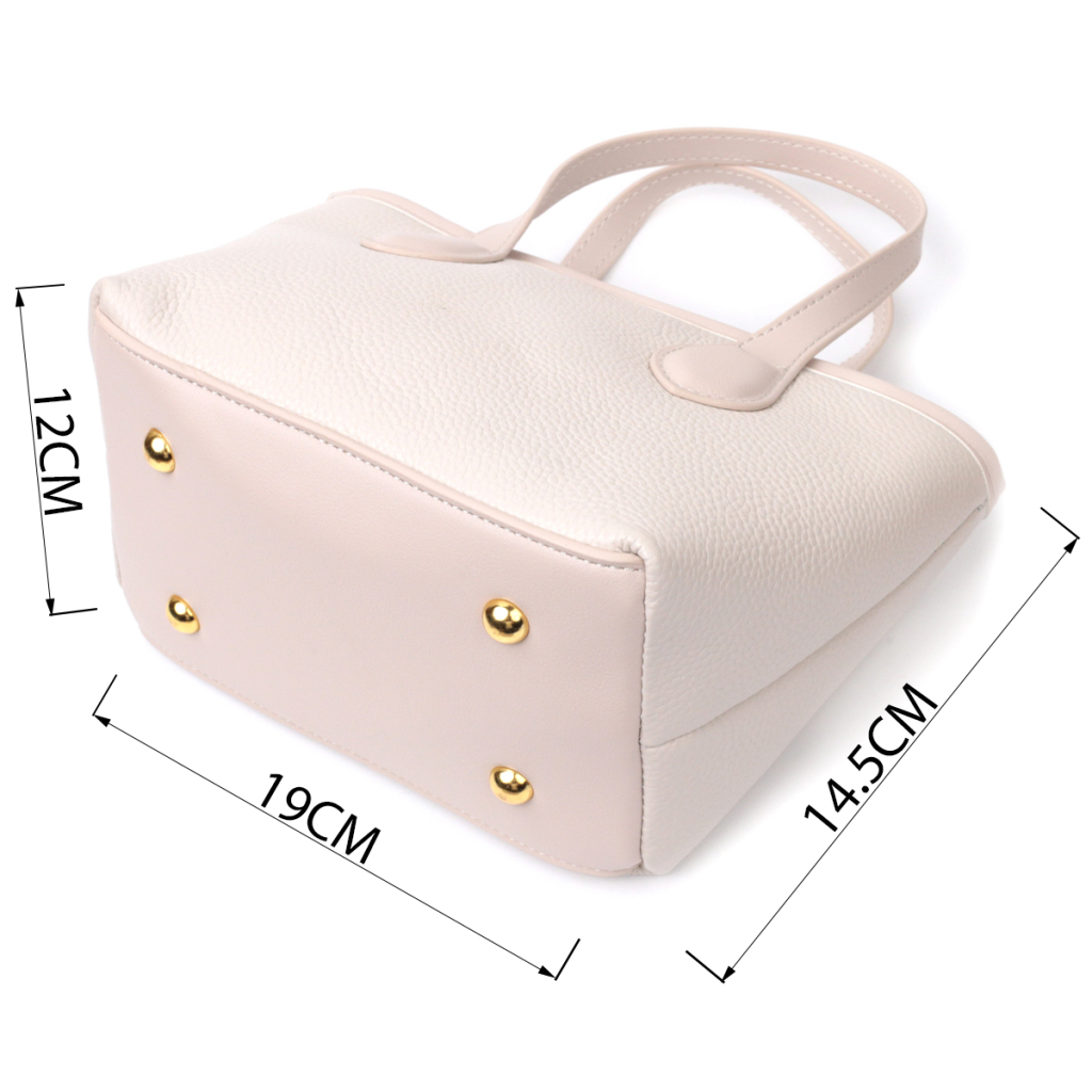 Сумка Vintage Компактна жіноча з натуральної шкіри Біла (22284) - зображення 3