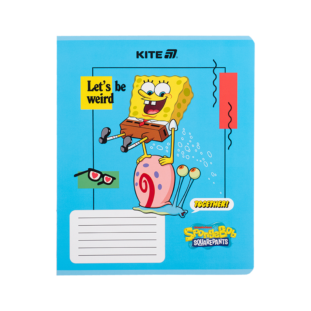 Зошит Kite SpongeBob SquarePants, 12 аркушів, клітинка (SB25-232) - зображення 10