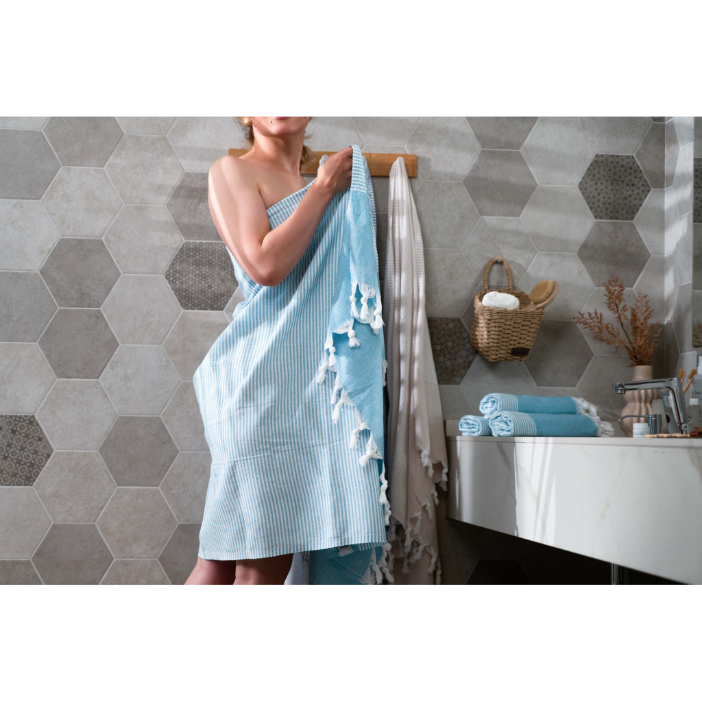 Рушник Ardesto SPA 90х170 см 100% бавовна, аква (ART2690AQ) - изображение 8