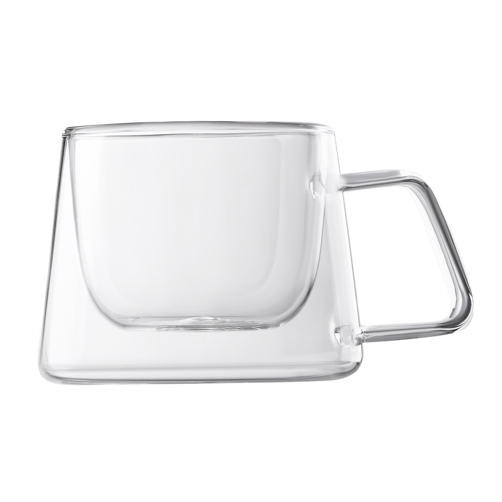 Набір чашок Ardesto BHR 200 мл 2 шт прозорий (AR2620BHR) - зображення 1