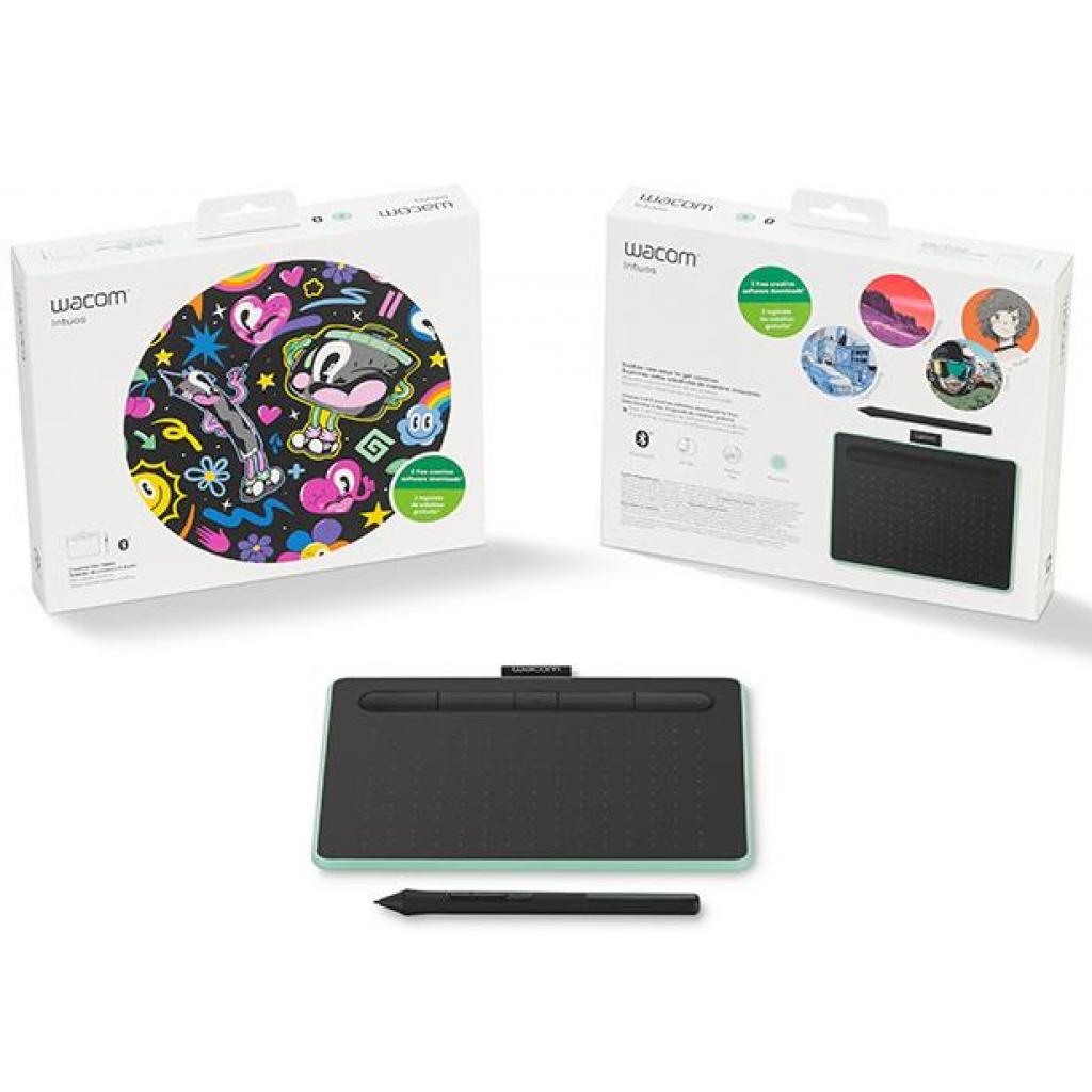 Графічний планшет Wacom Intuos M Bluetooth Pistachio (CTL-6100WLE-N) - зображення 9