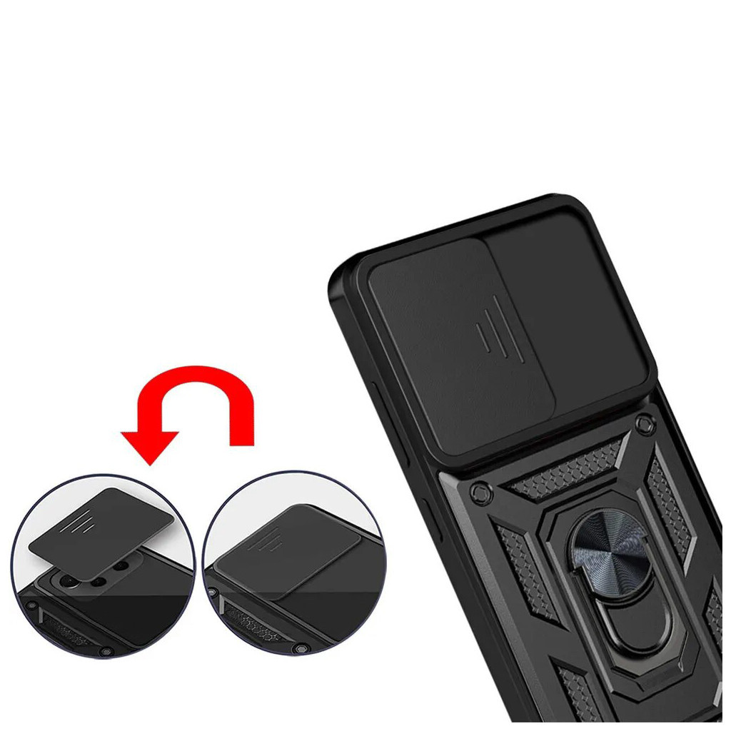 Чохол до мобільного телефона BeCover Military Xiaomi 12 5G Black (710019) - зображення 5