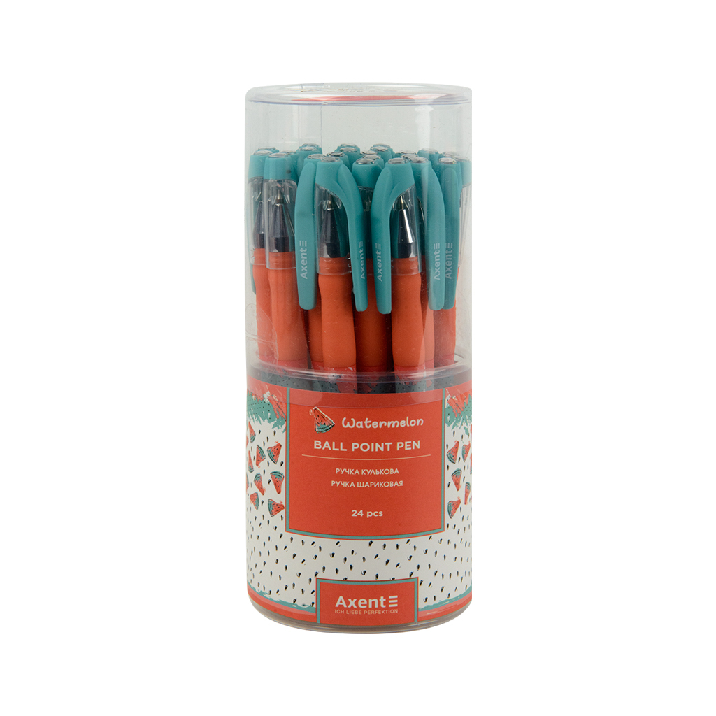 Ручка кулькова Axent Watermelon, синя (AB1049-33-A) - зображення 2