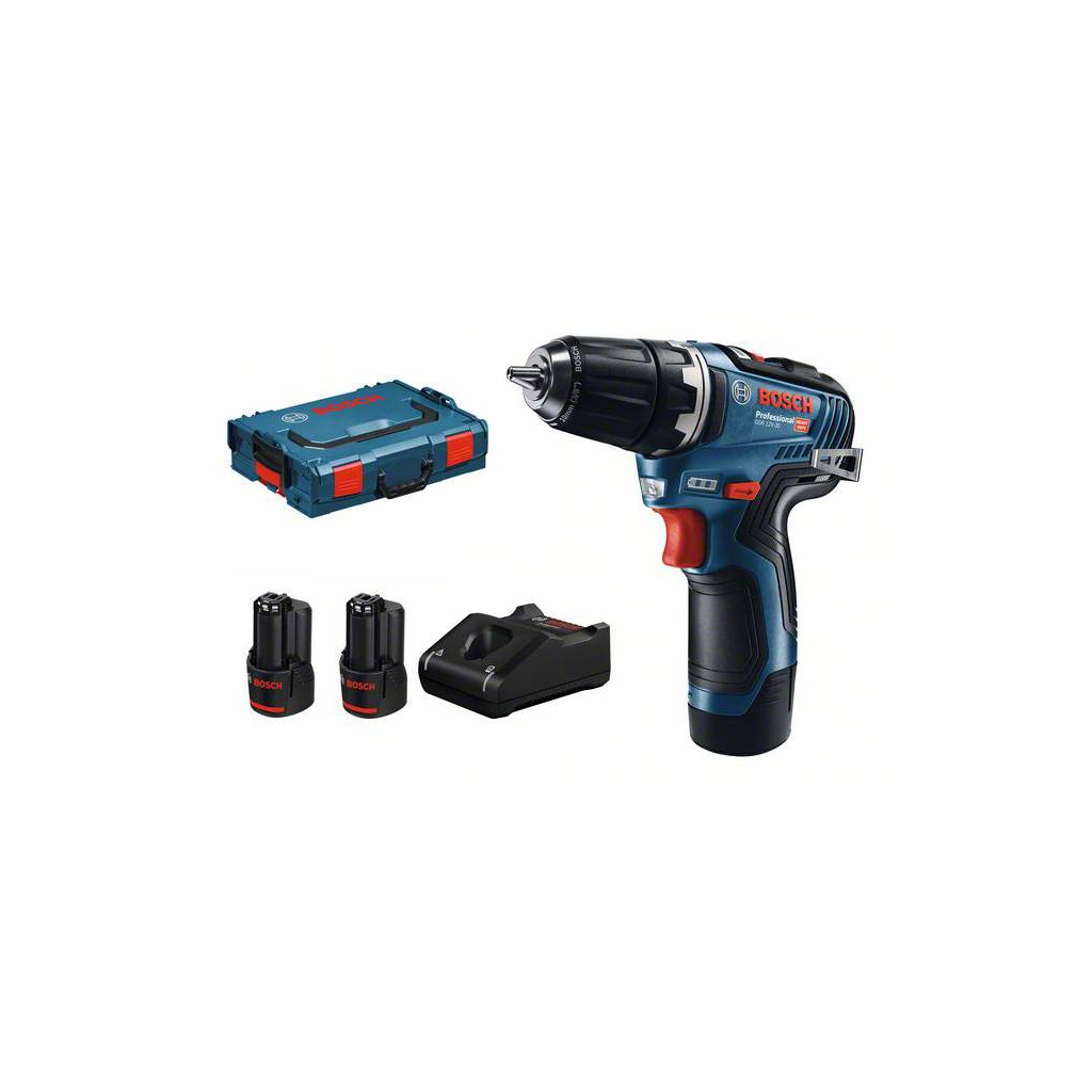 Шуруповерт Bosch GSR 12V-35,акумуляторний, безщітковий, 2x3.0Ah (0.601.9H8.002) - зображення 2