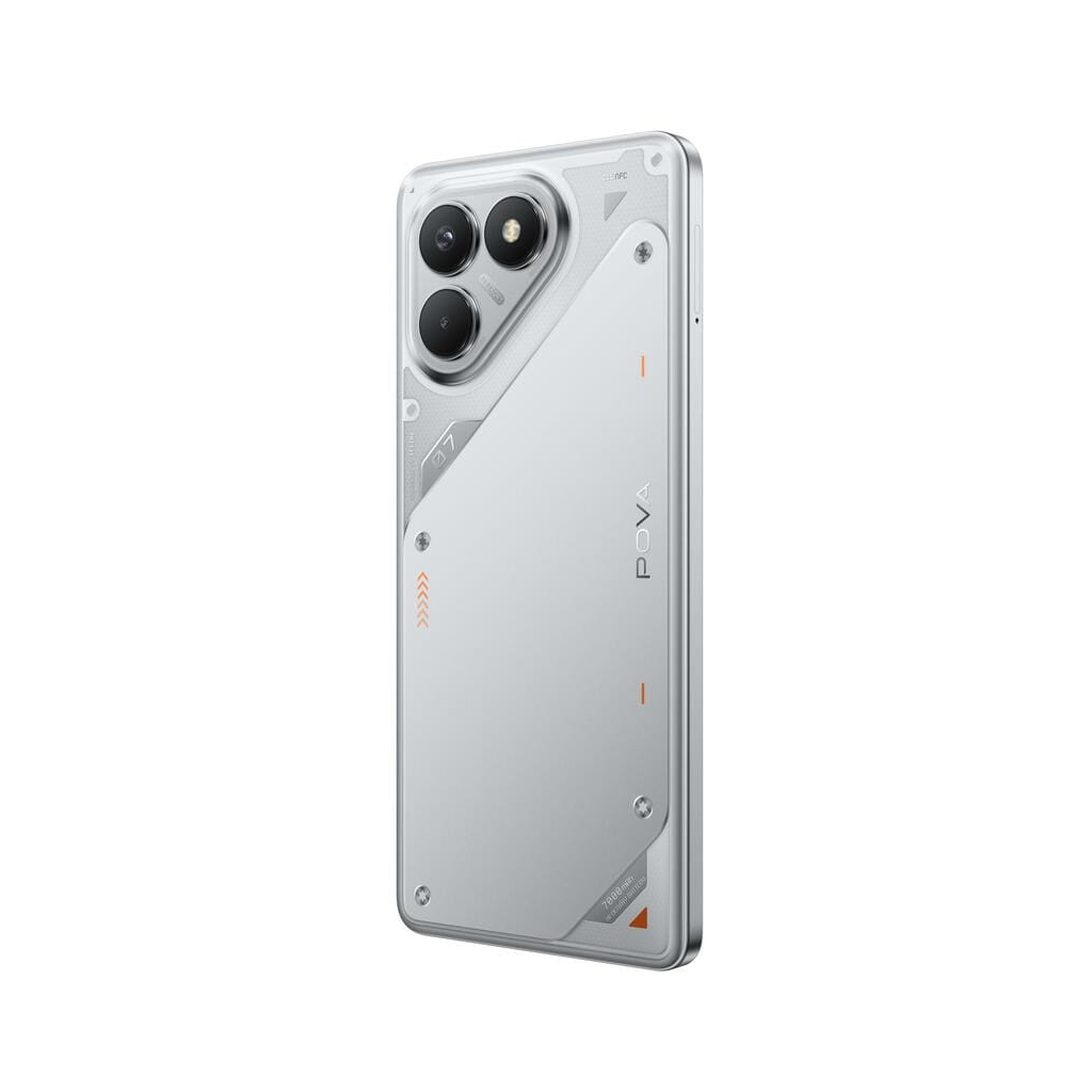 Мобільний телефон Tecno POVA 7 Neo 8/256Gb Magic Silver (4894947086816 / 4894947084270) - зображення 10