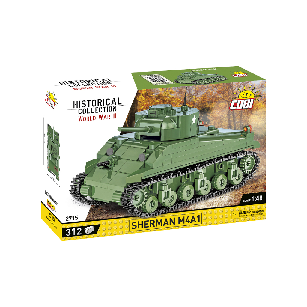 Конструктор Cobi Друга Світова Війна Танк M4 Шерман, 312 деталей (COBI-2715) - зображення 1