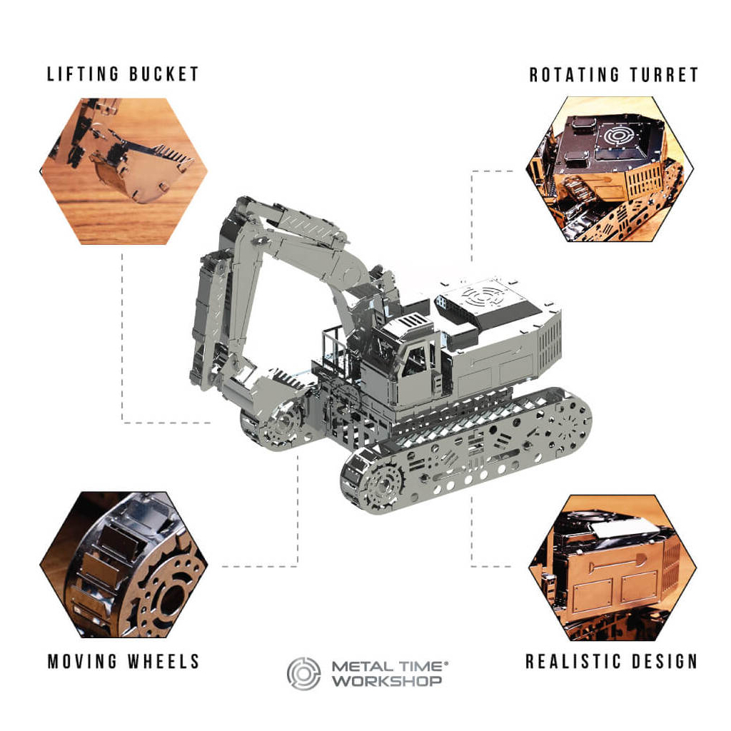 Конструктор Metal Time колекційна модель Tireless Digger (MT043) - зображення 3