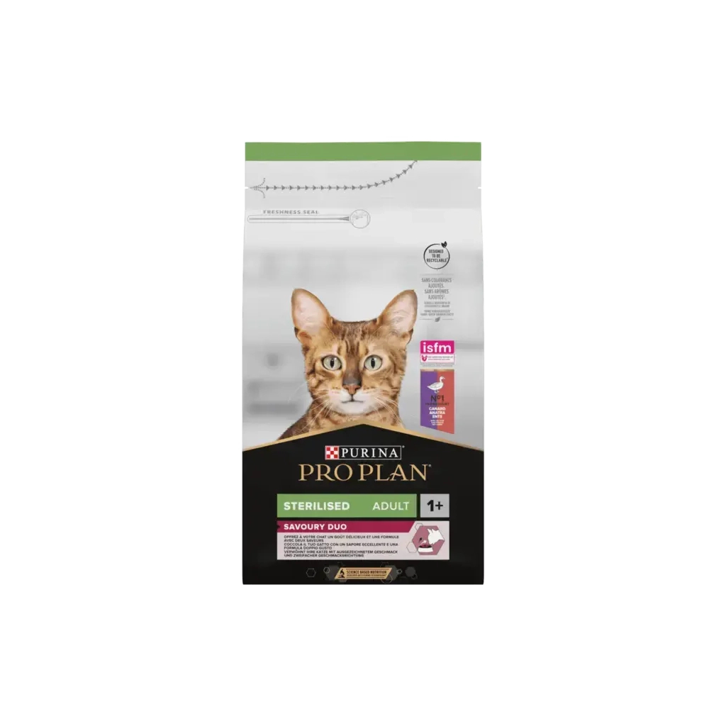 Сухий корм для кішок Purina Pro Plan для стерилізованих/кастрованих з качкою і печінкою 1.5 кг (7613036732369) - зображення 1