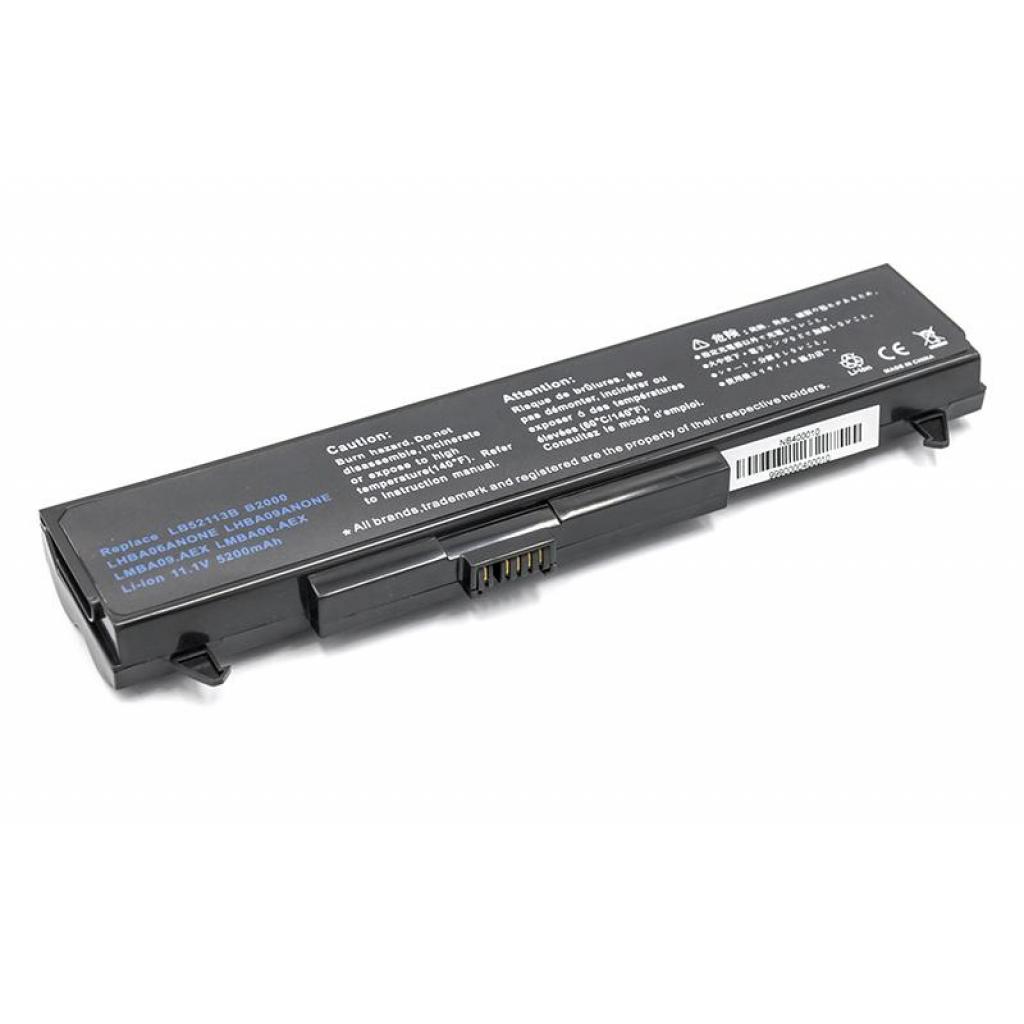 Акумулятор до ноутбука PowerPlant LG E23 (LB52113D) 11.1V 5200mAh (NB400010) - зображення 3