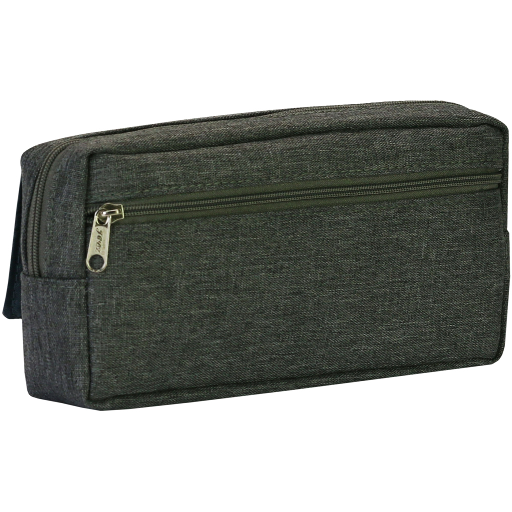 Пенал Cool For School 2 відділення Сірий (J-2607-grey) - зображення 2