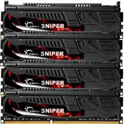 Модуль пам'яті для комп'ютера DDR3 16GB (4x4GB) 2133 MHz G.Skill (F3-2133C10Q-16GSR) - изображение 1