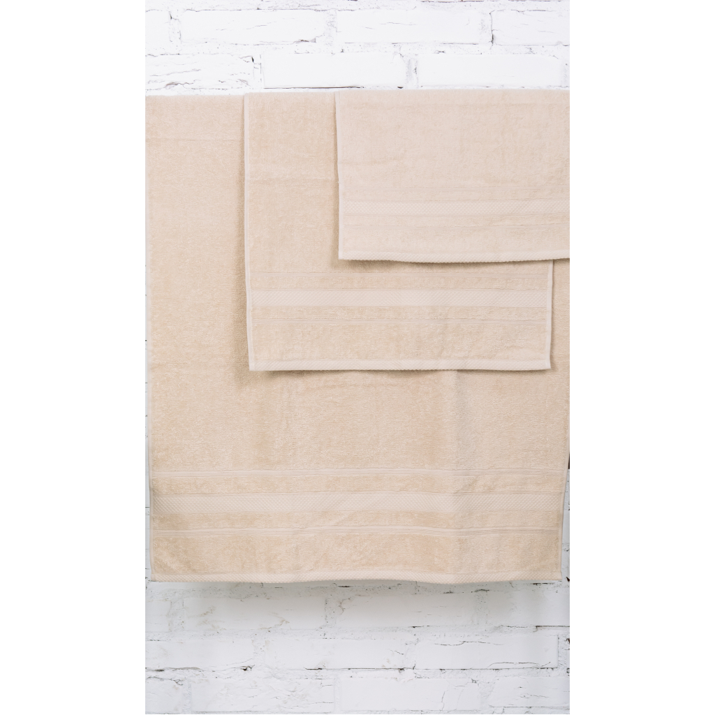 Рушник MirSon набір банних 5084 Elite SoftNess Beige 50х90, 70х140, 100х150 (2200003182903) - зображення 3