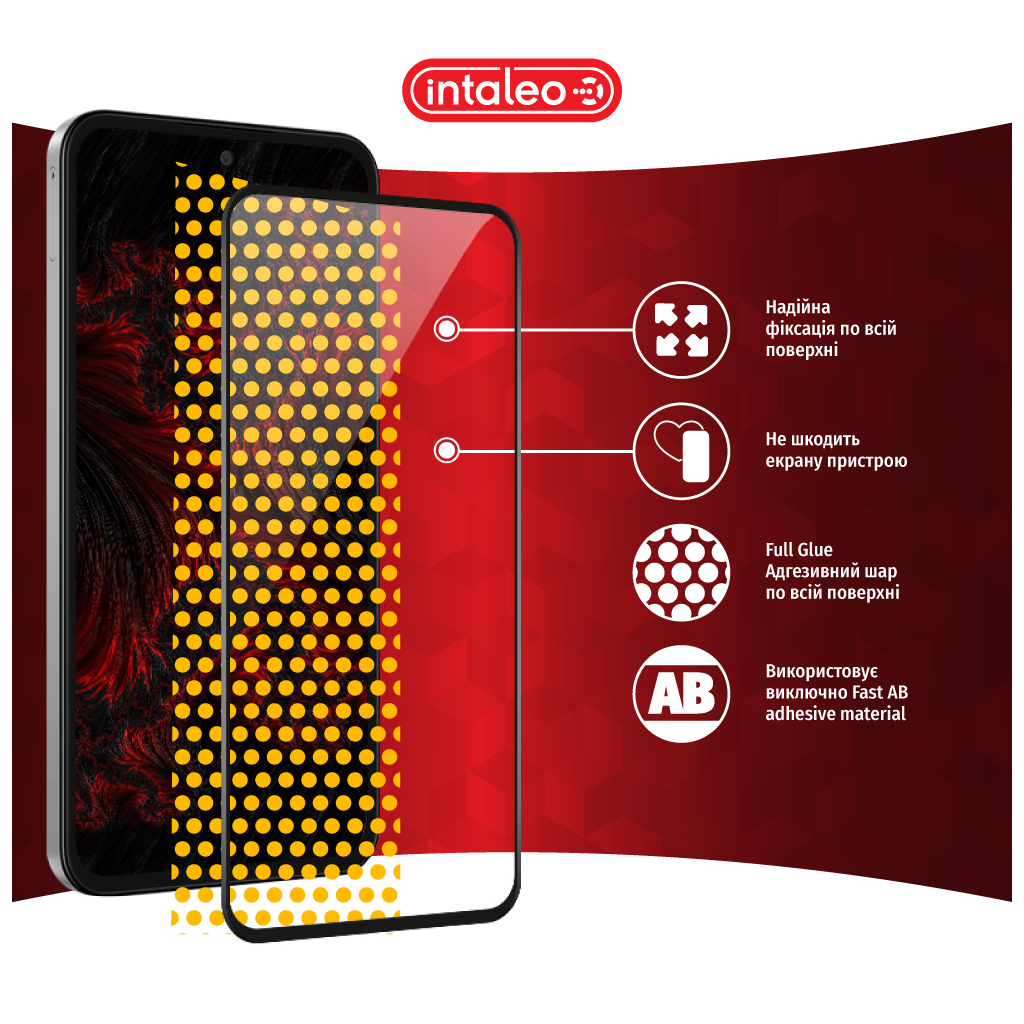 Скло захисне Intaleo Full Glue Samsung M35 Black (1283126593864) - зображення 7