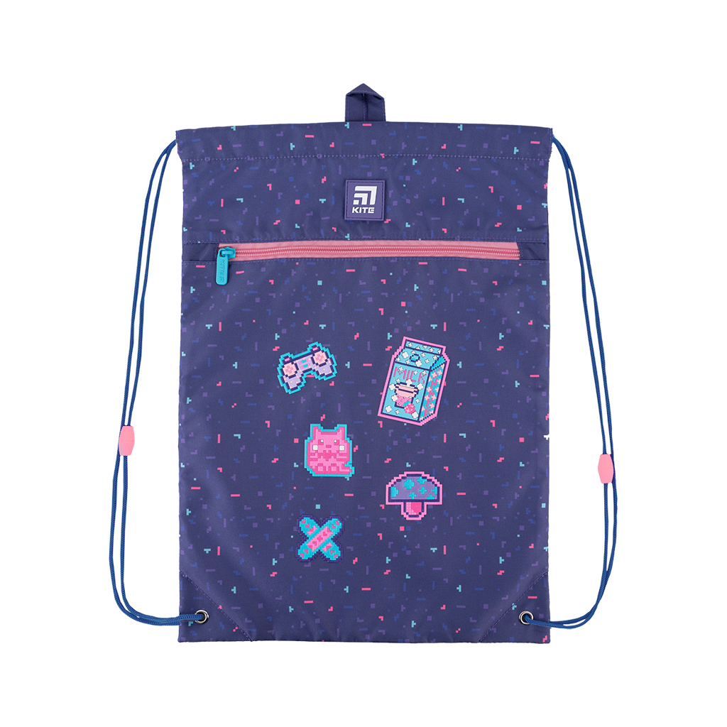 Сумка для взуття Kite Pixel Love Фіолетова (K24-601M-5) - зображення 3