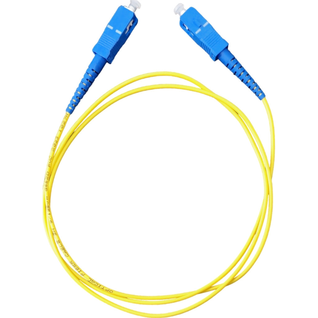 Оптичний патчкорд GEAR SC/UPC-SC/UPC SingleMode, Simplex, G652D, 2м (GOPC-SCUPCSMSIM-2) - изображение 1