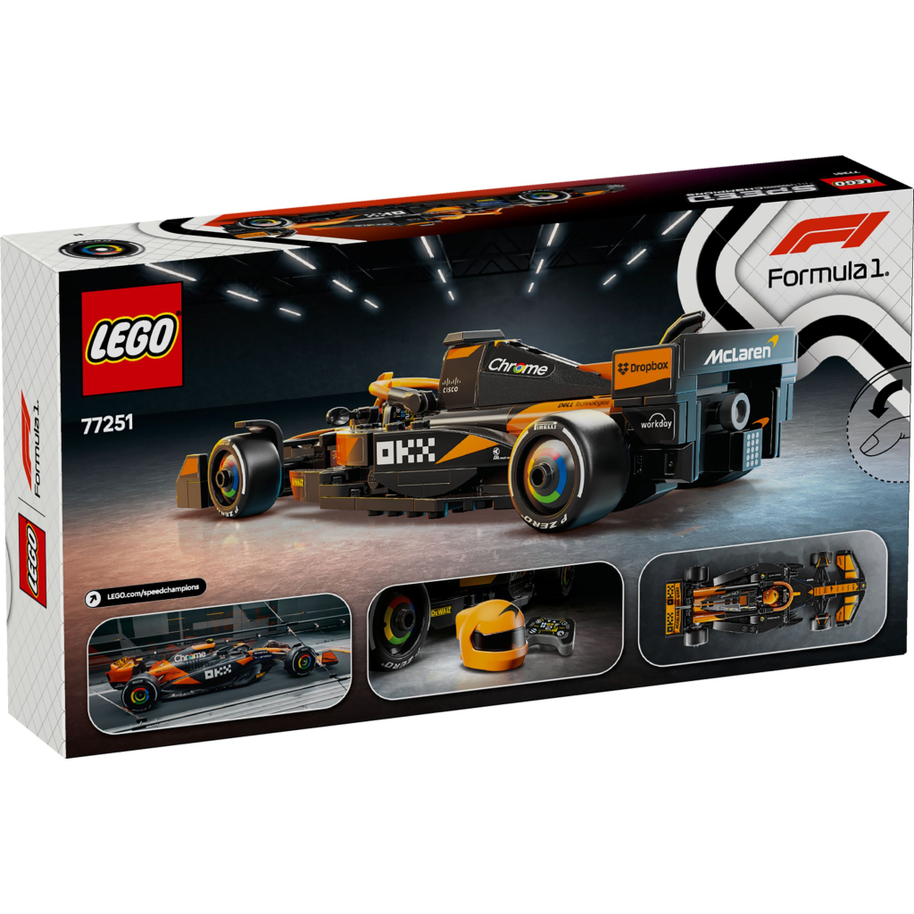 Конструктор LEGO Speed Champions Автомобіль для перегонів McLaren F1 Team MCL38 (77251) - зображення 7