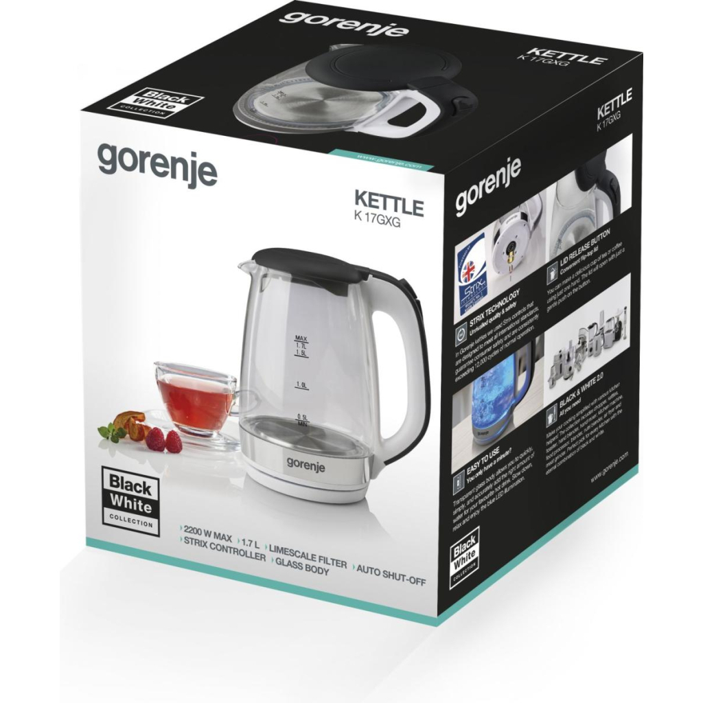 Електрочайник Gorenje K17GXG - зображення 10