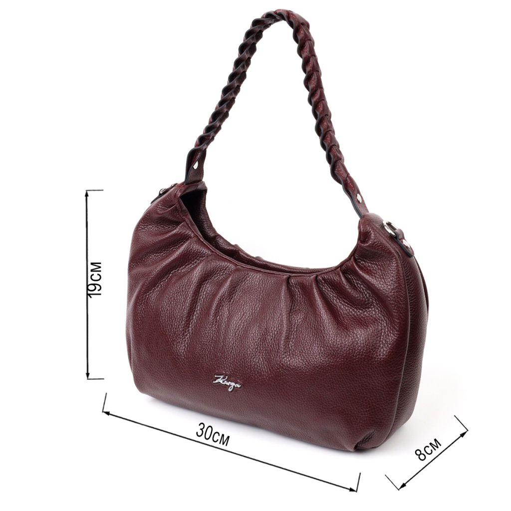 Сумка Karya Шкіряна Бордова (20839) - зображення 3