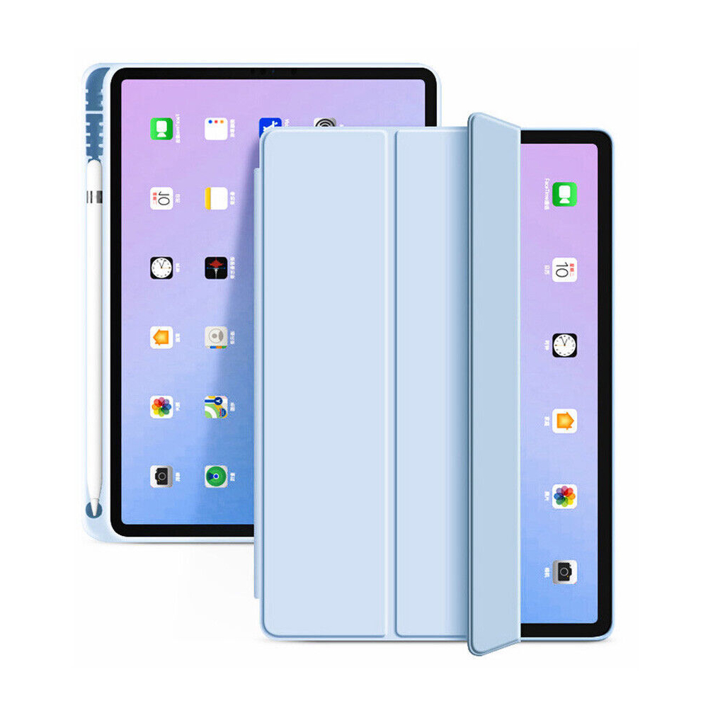 Чохол до планшета BeCover Tri Fold Soft TPU mount Pencil Apple iPad 10.9" 2022 Light Blue (708464) - зображення 2